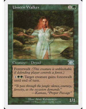 Magic: The Gathering Unseen Walker (262) Moderately Played