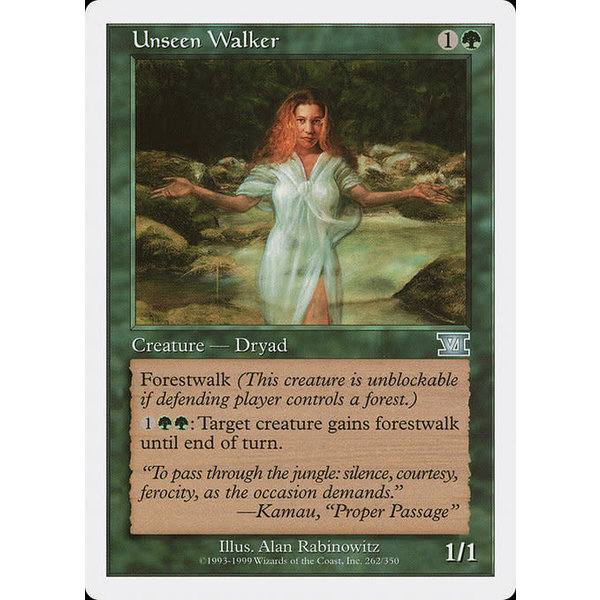 Magic: The Gathering Unseen Walker (262) Moderately Played