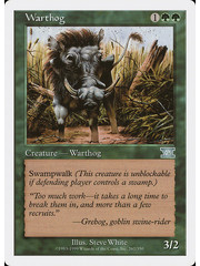 Magic: The Gathering Warthog (267) Moderately Played