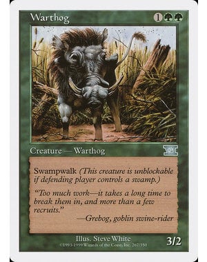 Magic: The Gathering Warthog (267) Moderately Played