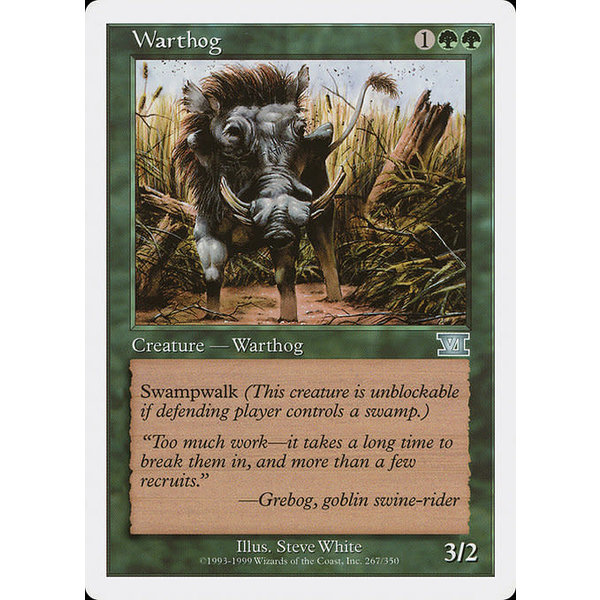 Magic: The Gathering Warthog (267) Moderately Played