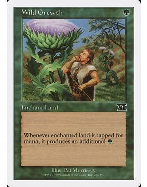 Magic: The Gathering Wild Growth (268) Moderately Played