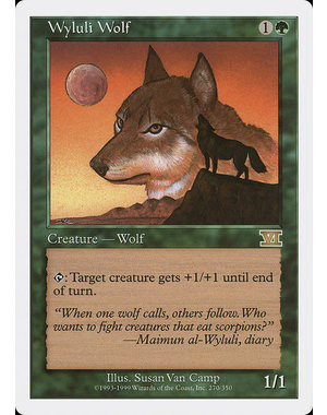 Magic: The Gathering Wyluli Wolf (270) Moderately Played