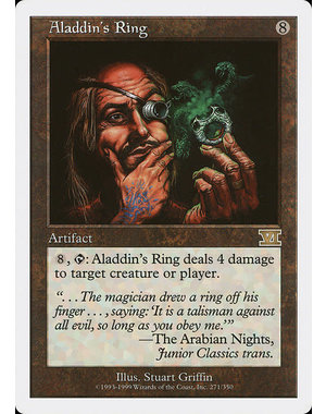 Magic: The Gathering Aladdin's Ring (271) Heavily Played