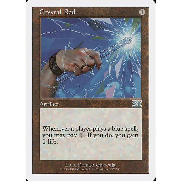 Magic: The Gathering Crystal Rod (277) Moderately Played