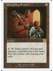 Magic: The Gathering Disrupting Scepter (281) Heavily Played