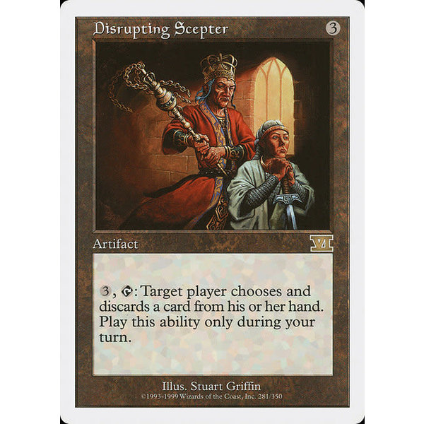 Magic: The Gathering Disrupting Scepter (281) Heavily Played