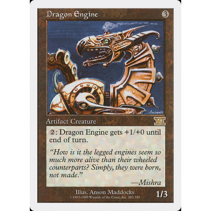 Magic: The Gathering Dragon Engine (282) Damaged