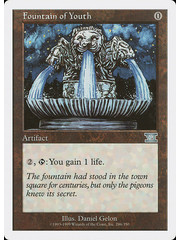Magic: The Gathering Fountain of Youth (286) Moderately Played