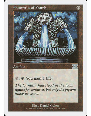Magic: The Gathering Fountain of Youth (286) Moderately Played