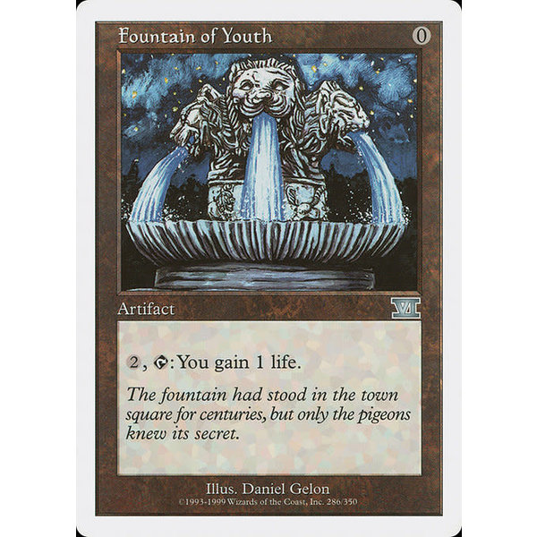 Magic: The Gathering Fountain of Youth (286) Moderately Played