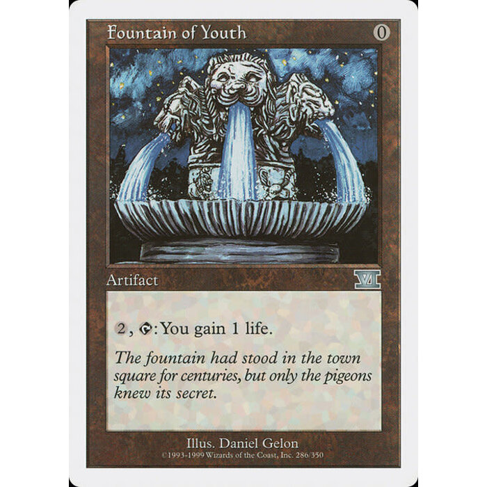 Magic: The Gathering Fountain of Youth (286) Moderately Played