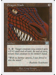 Magic: The Gathering Dragon Mask (283) Moderately Played