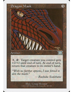 Magic: The Gathering Dragon Mask (283) Moderately Played