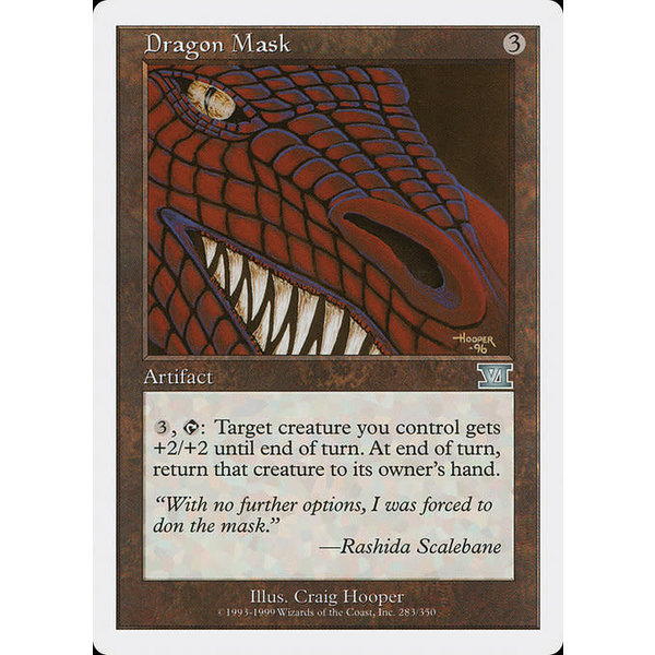 Magic: The Gathering Dragon Mask (283) Moderately Played