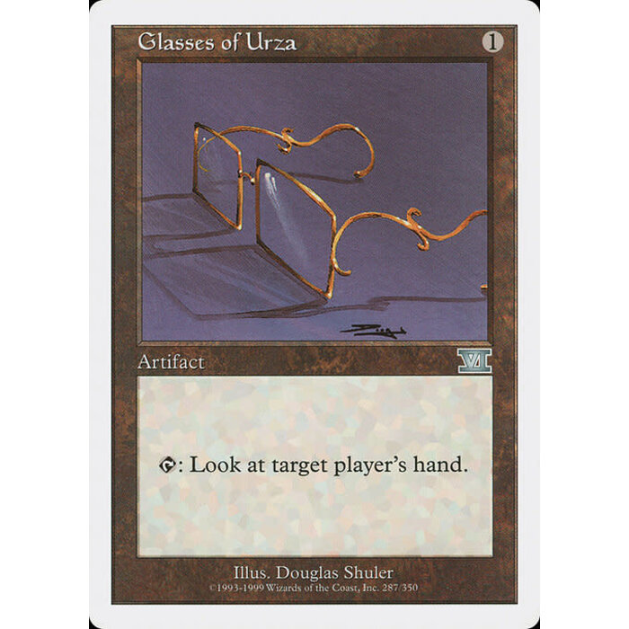 Magic: The Gathering Glasses of Urza (287) Moderately Played