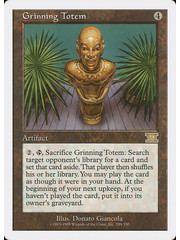 Magic: The Gathering Grinning Totem (288) Heavily Played