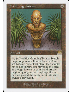 Magic: The Gathering Grinning Totem (288) Heavily Played