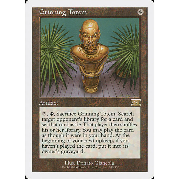 Magic: The Gathering Grinning Totem (288) Heavily Played