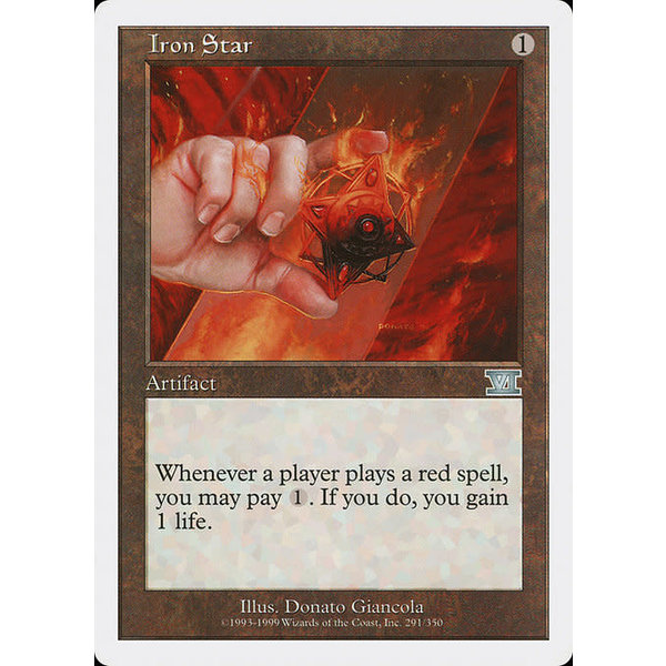 Magic: The Gathering Iron Star (291) Moderately Played