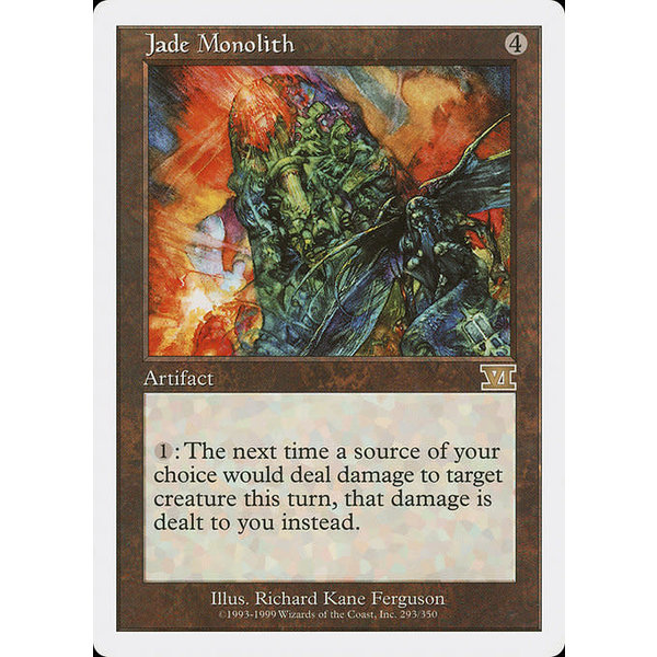 Magic: The Gathering Jade Monolith (293) Heavily Played