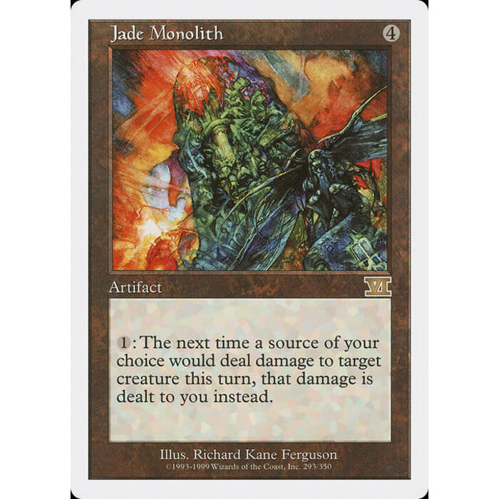 Magic: The Gathering Jade Monolith (293) Heavily Played