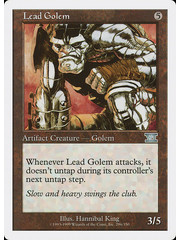 Magic: The Gathering Lead Golem (296) Moderately Played
