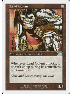Magic: The Gathering Lead Golem (296) Moderately Played