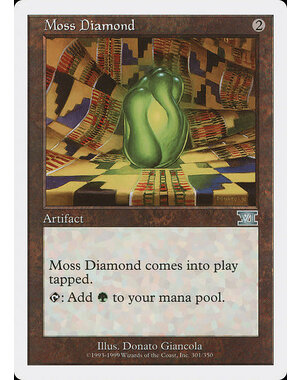 Magic: The Gathering Moss Diamond (301) Moderately Played