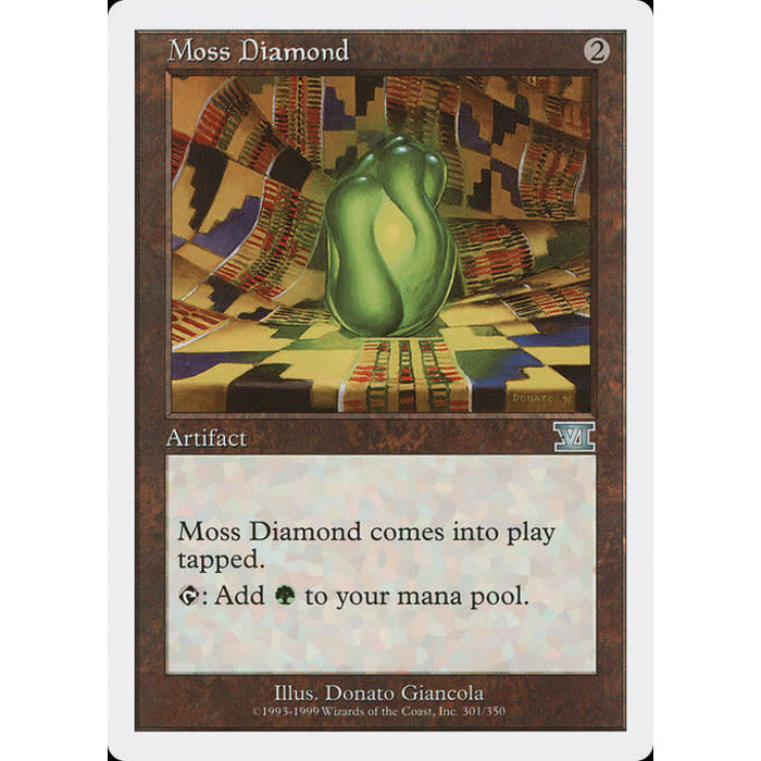 Magic: The Gathering Moss Diamond (301) Moderately Played