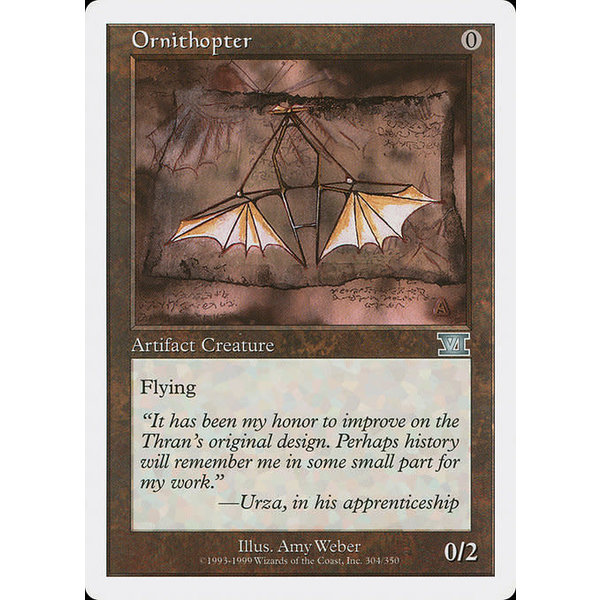 Magic: The Gathering Ornithopter (304) Moderately Played