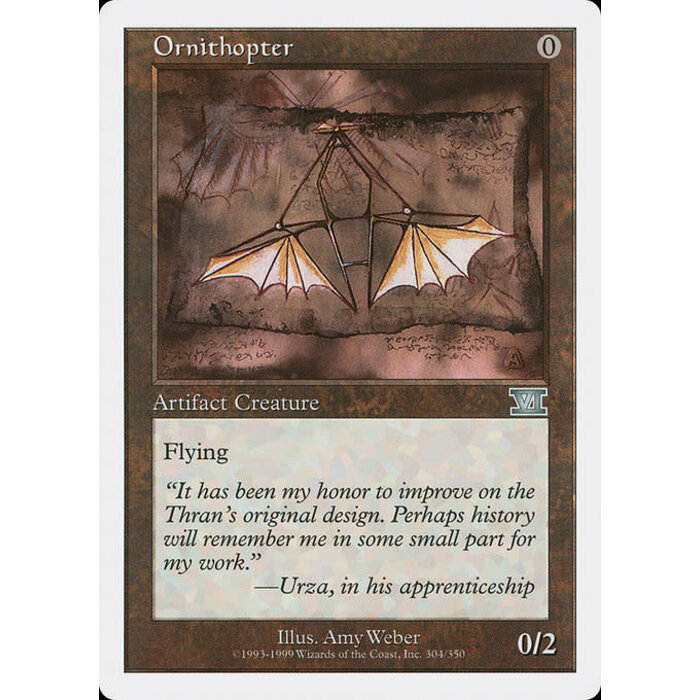 Magic: The Gathering Ornithopter (304) Moderately Played