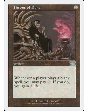 Magic: The Gathering Throne of Bone (316) Moderately Played