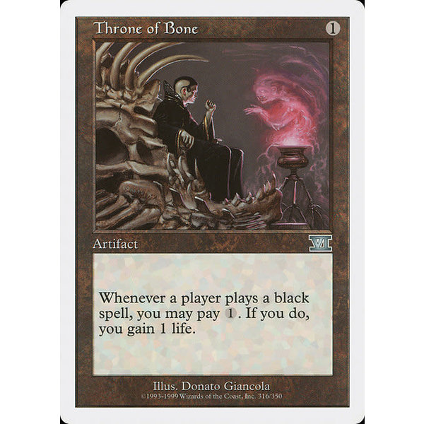 Magic: The Gathering Throne of Bone (316) Moderately Played