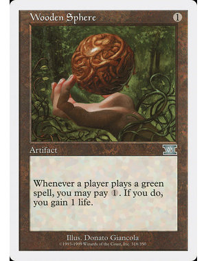 Magic: The Gathering Wooden Sphere (318) Heavily Played