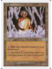 Magic: The Gathering Crystal Vein (322) Heavily Played