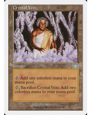 Magic: The Gathering Crystal Vein (322) Heavily Played