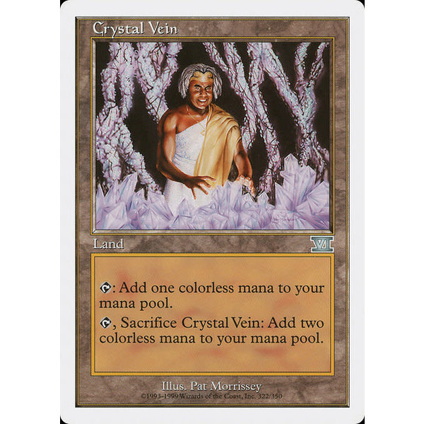 Magic: The Gathering Crystal Vein (322) Heavily Played