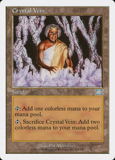 Magic: The Gathering Crystal Vein (322) Heavily Played - Kingslayer Games Magic: The Gathering Crystal Vein (322) Heavily Played - Kingslayer Games