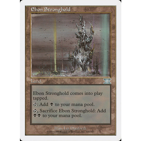 Magic: The Gathering Ebon Stronghold (324) Moderately Played