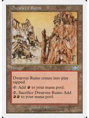 Magic: The Gathering Dwarven Ruins (323) Moderately Played