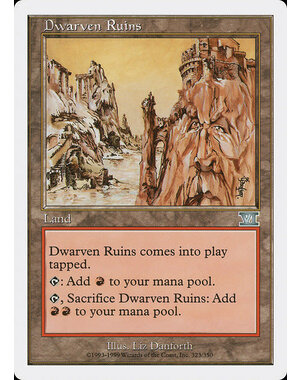 Magic: The Gathering Dwarven Ruins (323) Moderately Played