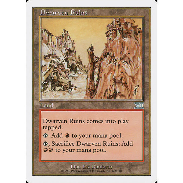 Magic: The Gathering Dwarven Ruins (323) Moderately Played