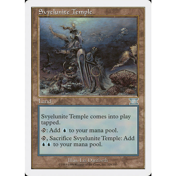 Magic: The Gathering Svyelunite Temple (329) Moderately Played