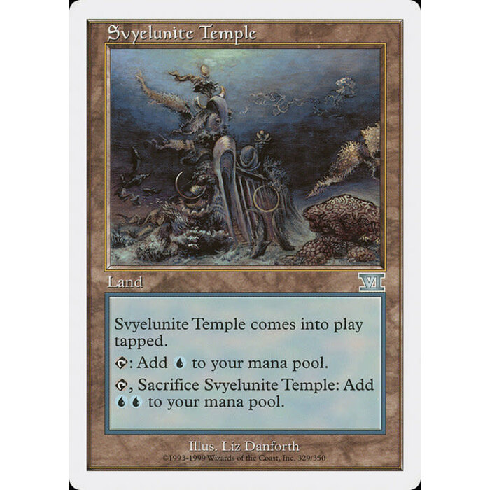 Magic: The Gathering Svyelunite Temple (329) Moderately Played