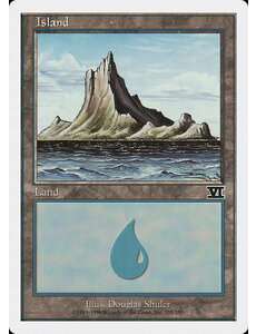 Magic: The Gathering Island (335) Moderately Played