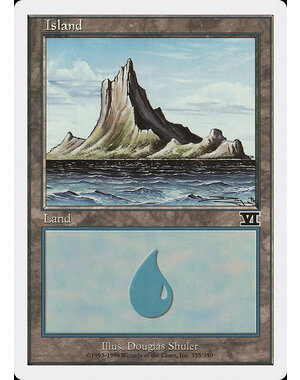 Magic: The Gathering Island (335) Moderately Played