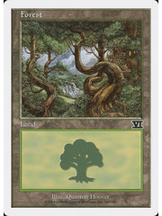 Magic: The Gathering Forest (347) Moderately Played