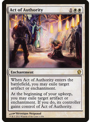 Magic: The Gathering Act of Authority (001) Moderately Played