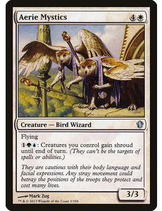 Magic: The Gathering Aerie Mystics (002) Moderately Played